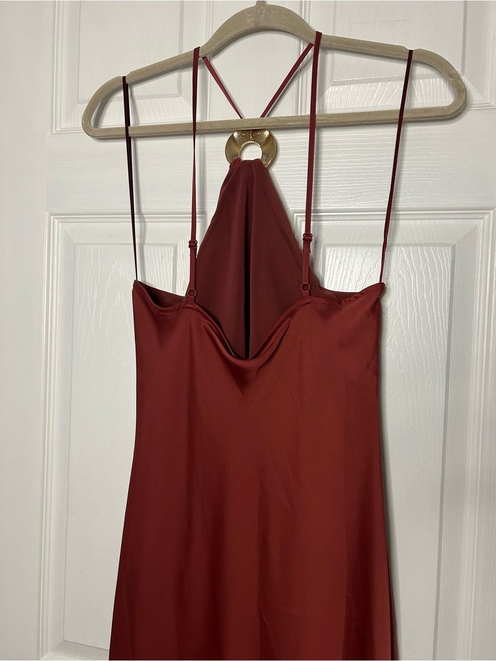 Anthropologie Veda Halter Slip Midi Dress - Picture 13 of 16